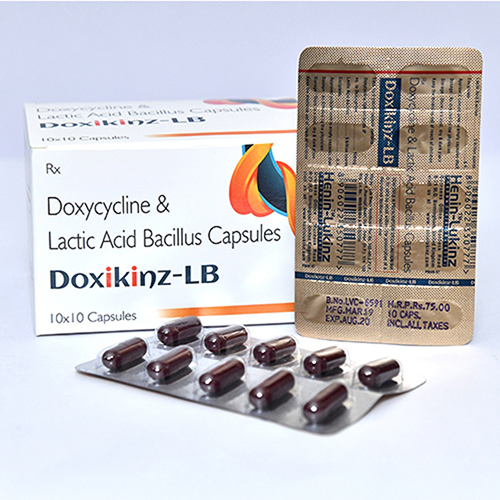 DOXYCYCLINE HYCLATE  100MG, LACTIC ACID BACILLUS 5 BILLION SPORES