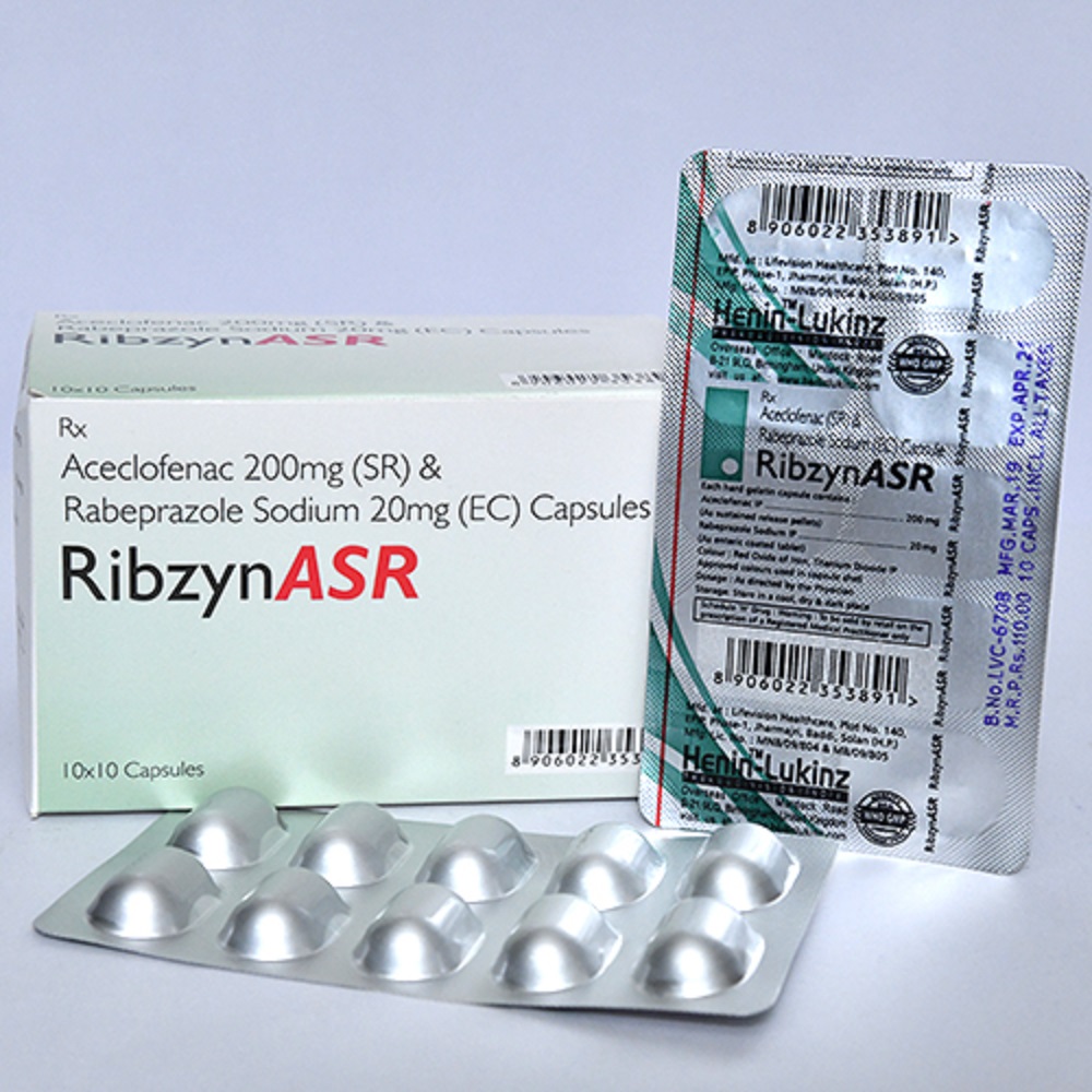 ACECLOFENAC…200MG SR,RABERPRAZOLE…20MG